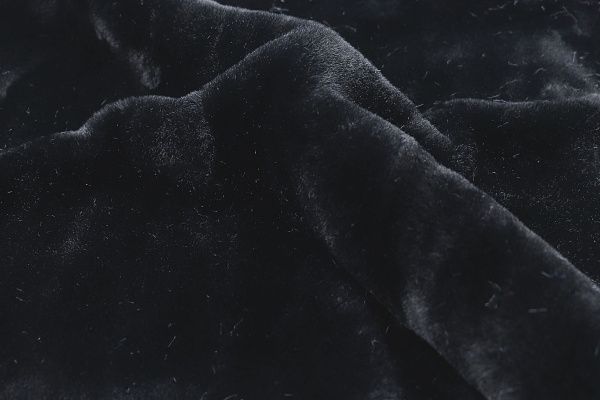 Искусственный мех "Кролик"/черный AP220524030/D#3062207/C#12