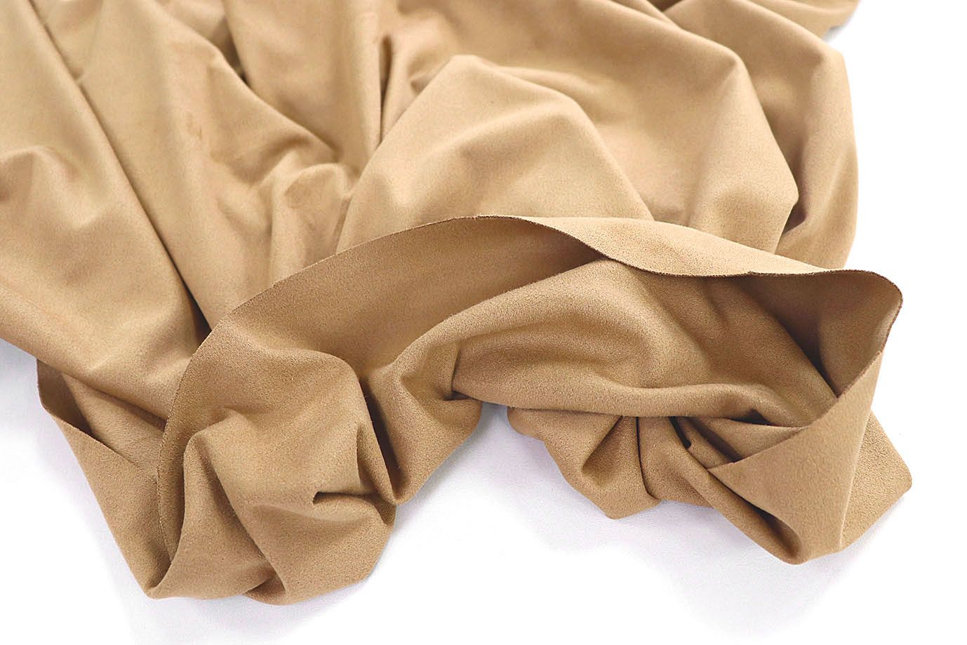 Замша двусторонняя/кремовый 3551-PY/C#19