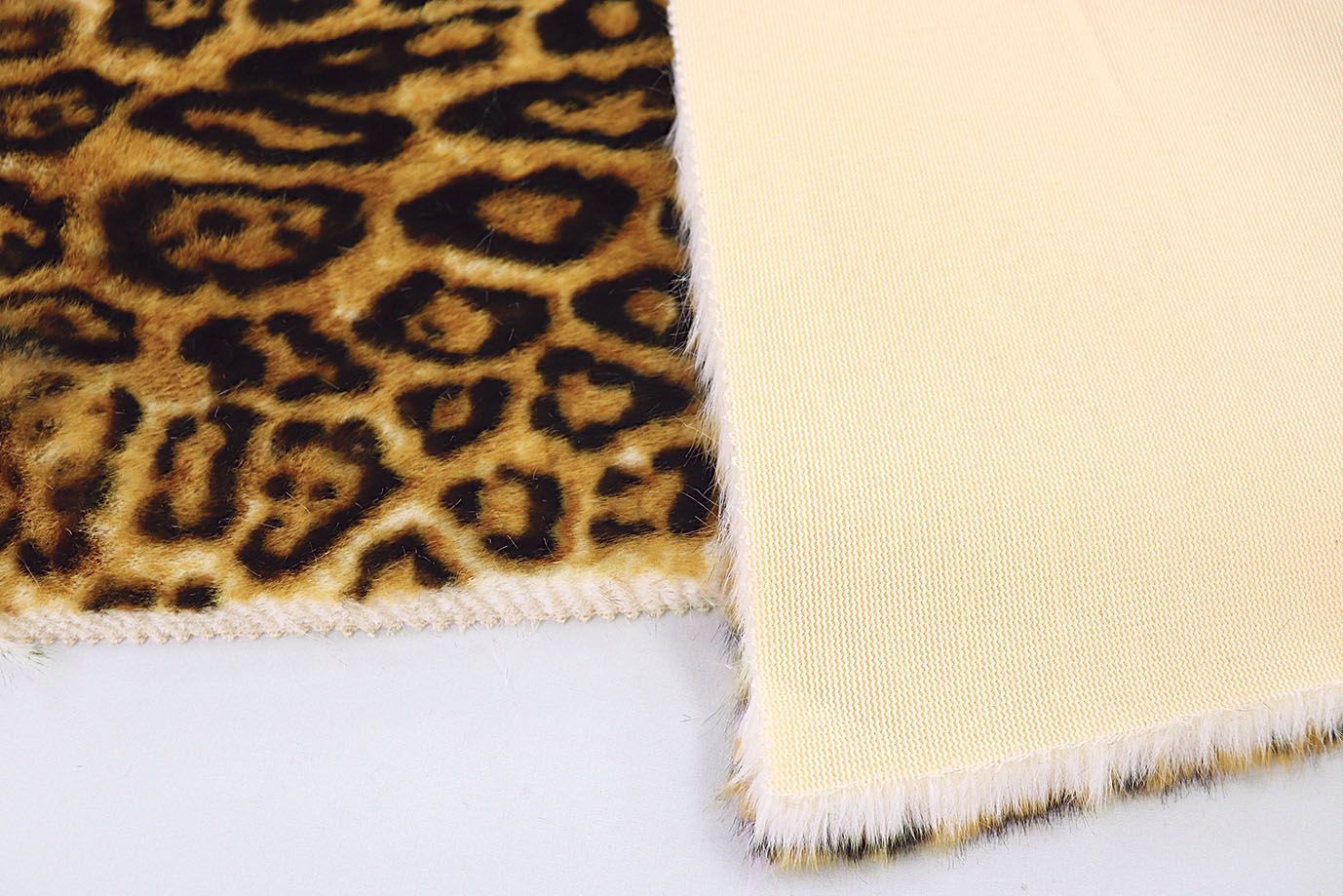 Искусственный мех "Леопард"/желто-рыжий AP2303014035/D#287-1908794/C#Ivory Leopard