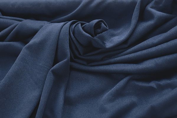 Трикотаж подкладочный/ночной синий DT-18050/C#5