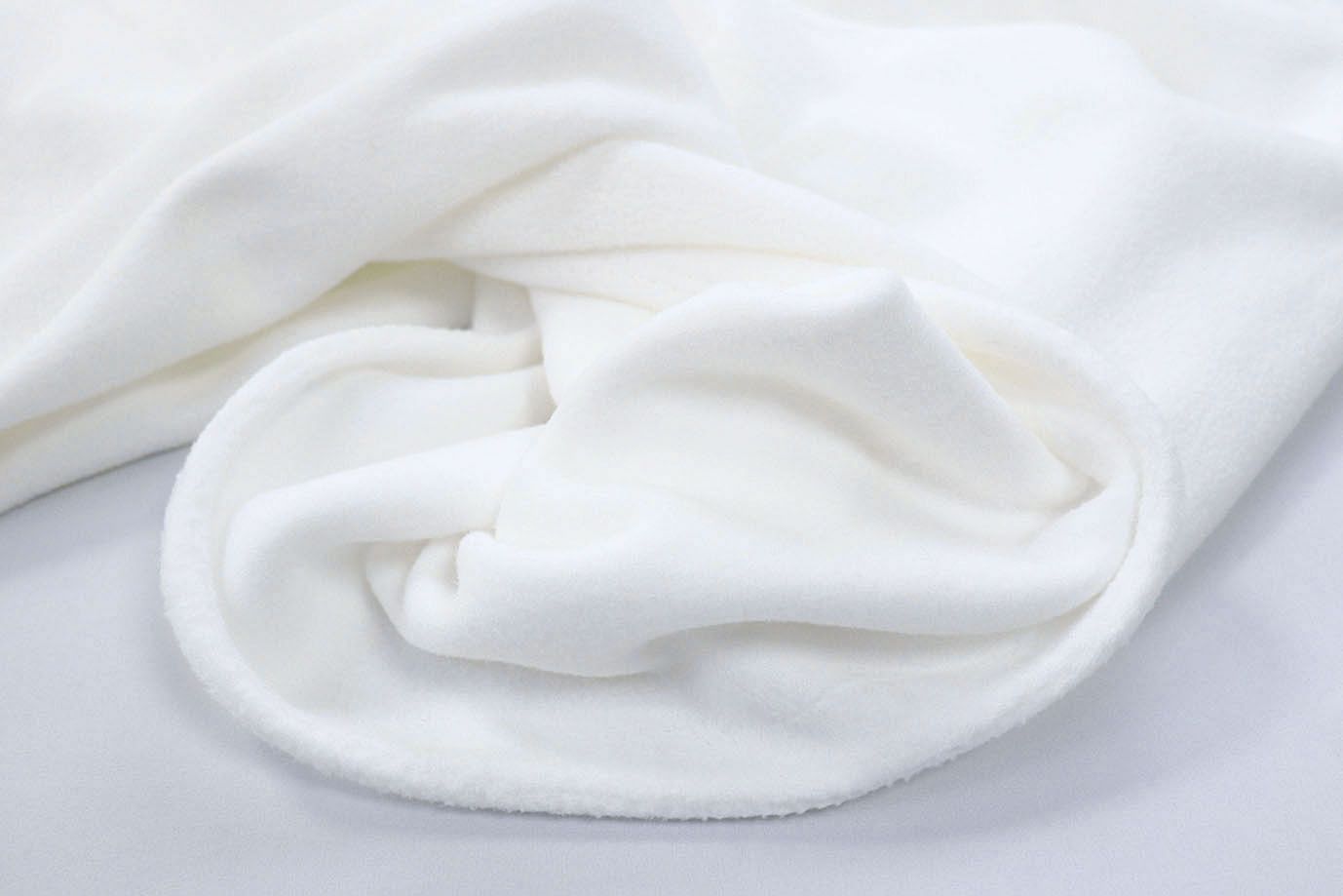 Микрофлис двусторонний/белый AP6033033/D#1325-2712/C#New White