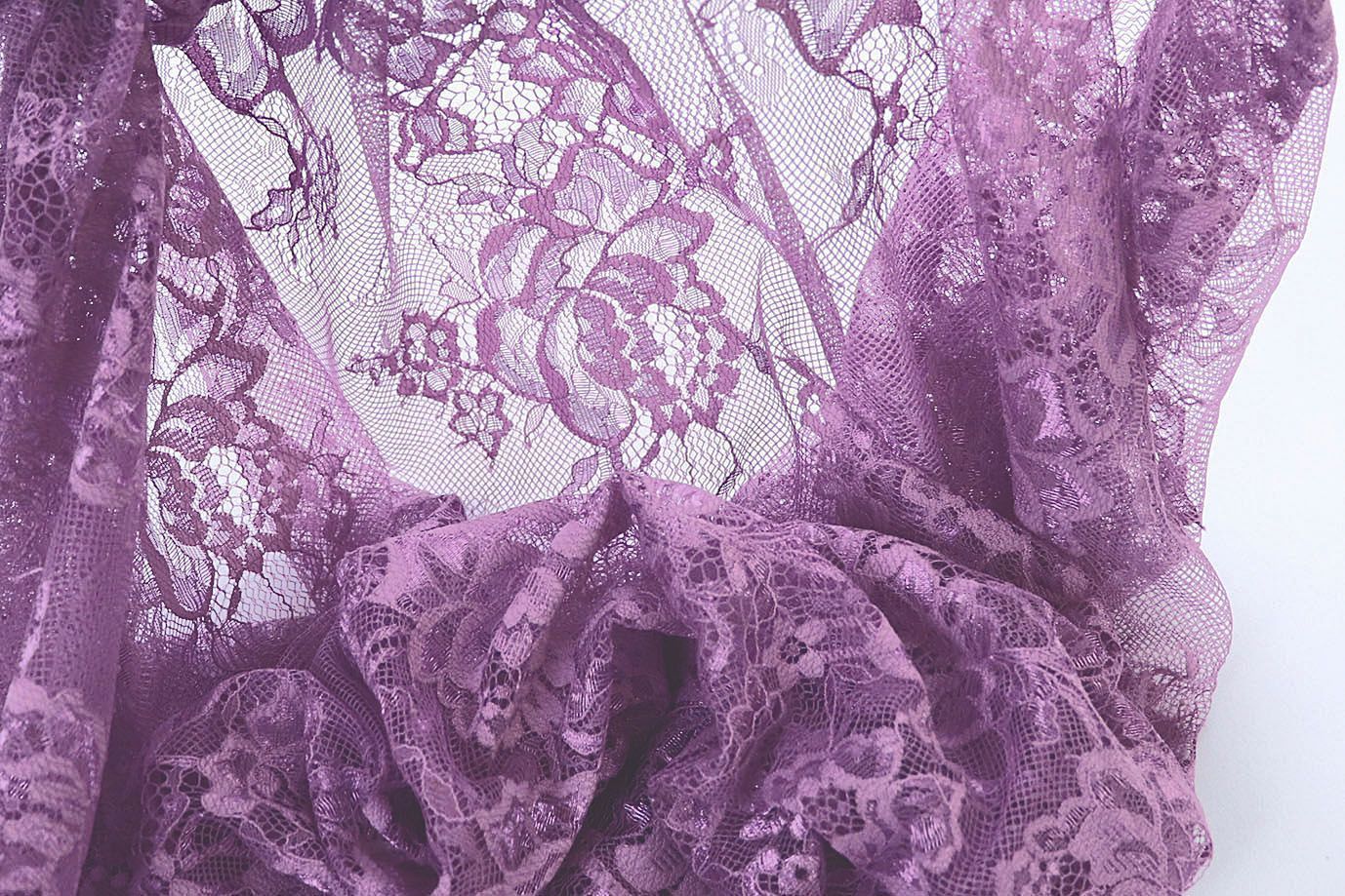 Гипюр "Реснички"/лиловый VT-9806/D#1/C#4