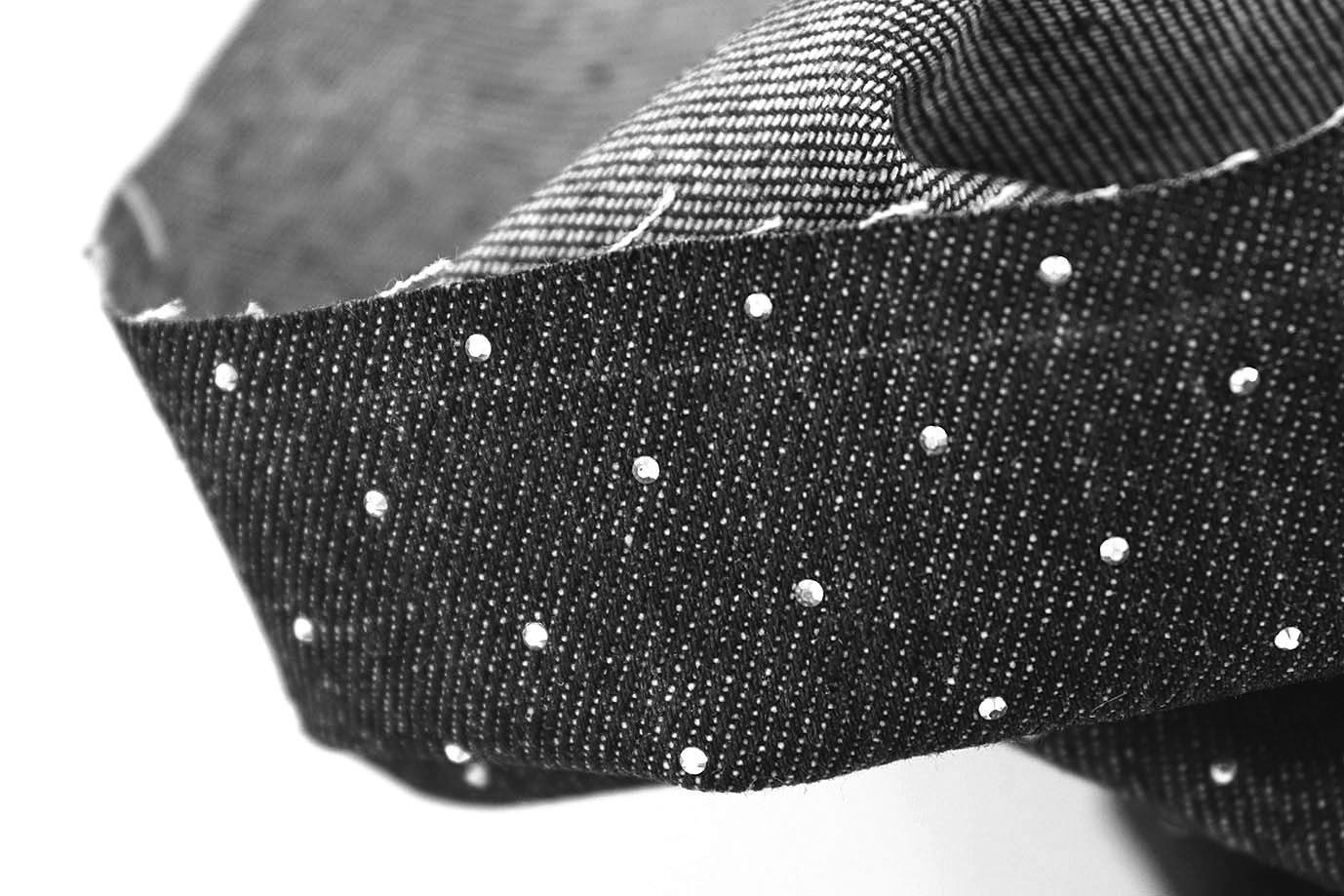 Джинс со стразами/черный VT-11687/C#3