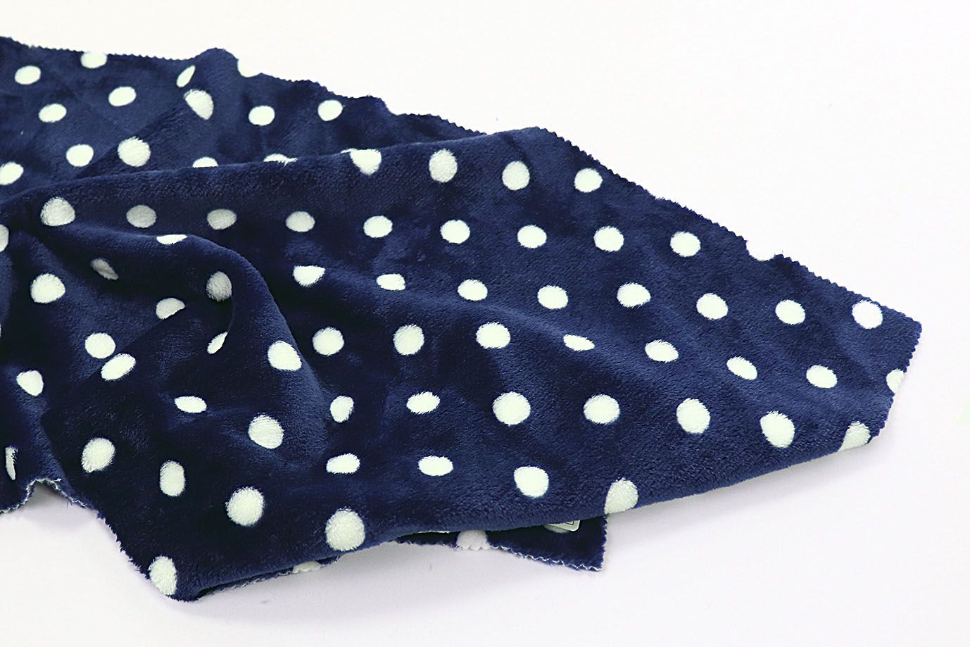 Велсофт принт/горох белый на синем AP221208110/D#222-FLA280YH/C#Y18021251-7