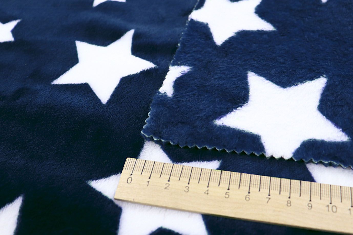 Велсофт принт/звезды белые на синем AP41127/D#222-FLA280YH/C#Y18011012-3