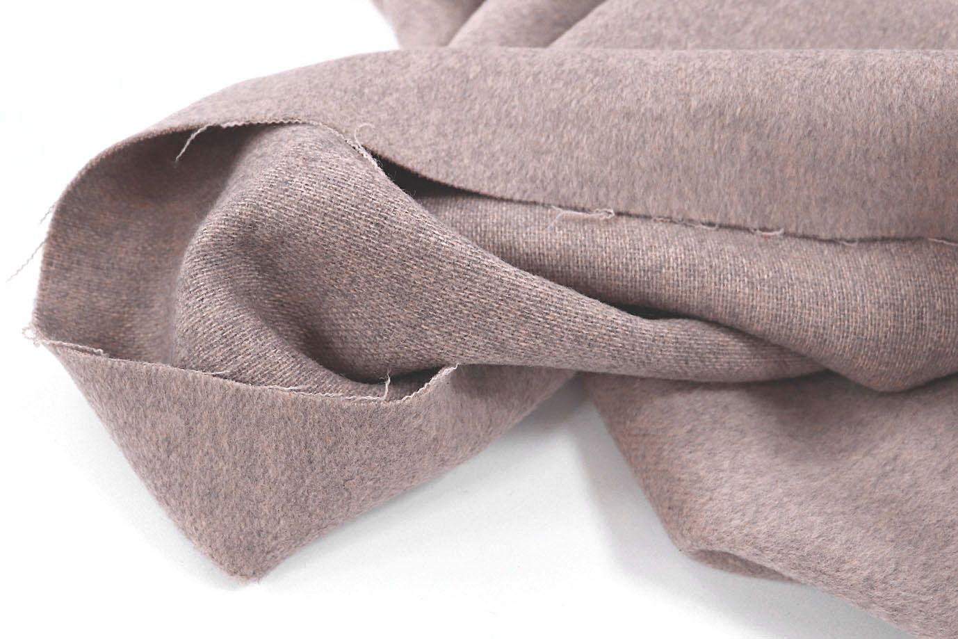 Пальтовая ткань ''Диагональ" с ворсом/пыльно-розовый LI-16901/C#4