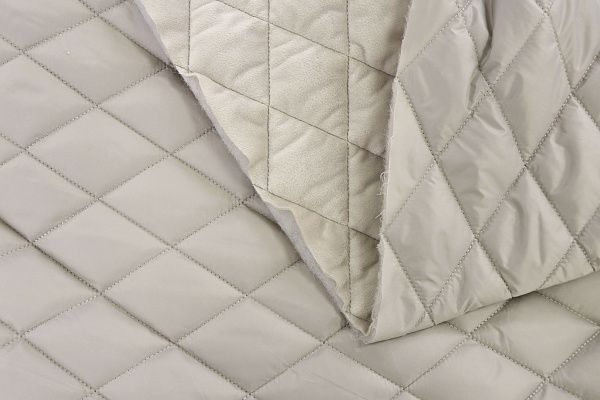 Ткань простеганная "Ромб" R10-7/бежевый 1016117/639+CC150+30600070