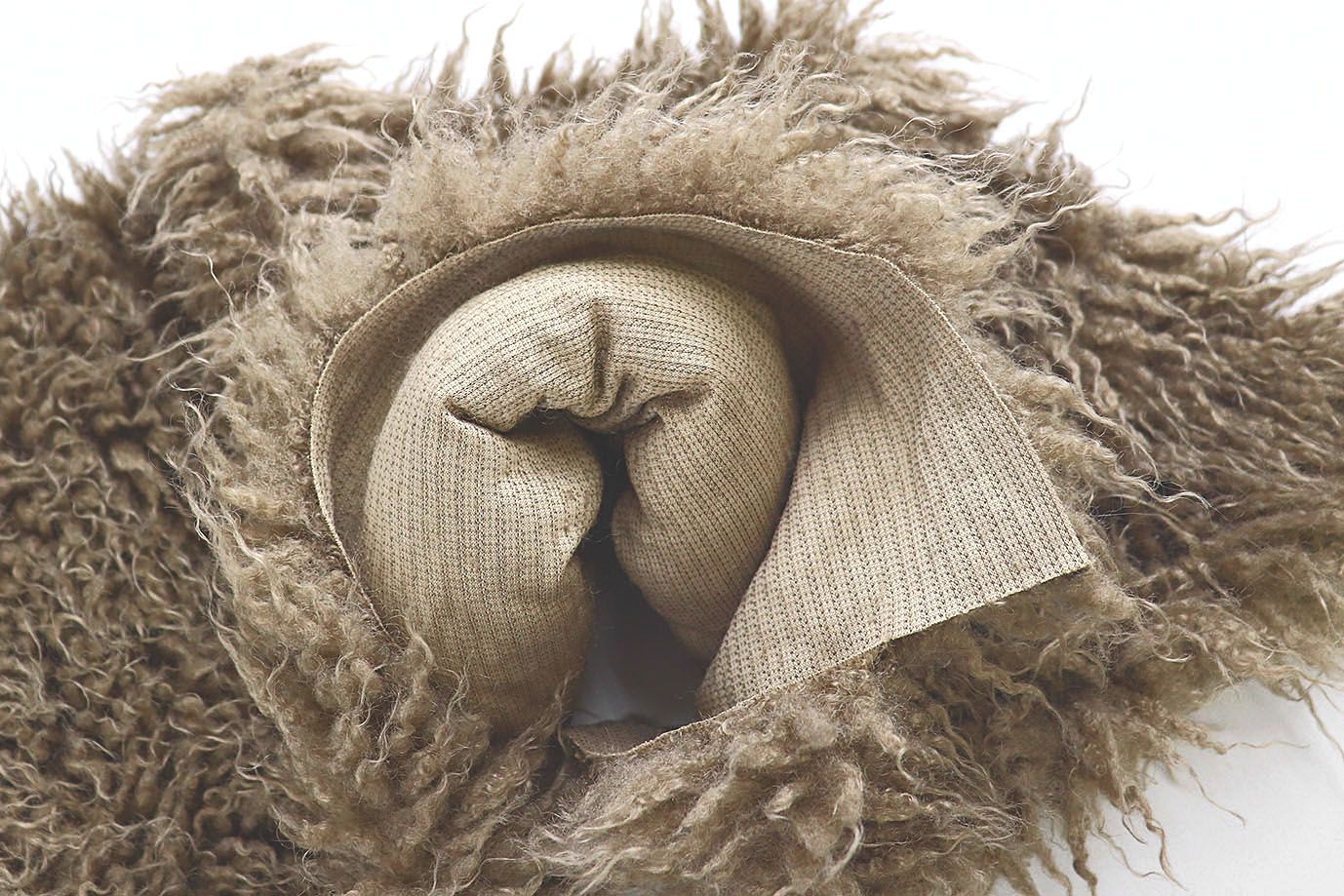 Искусственный мех "Лама"/коричневый AP50319/D#1538-240324/C#Coffee (50210)