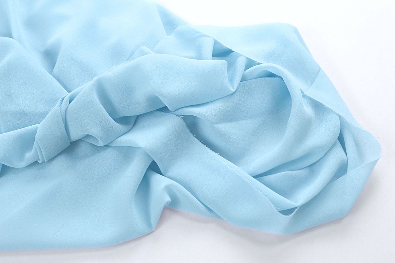 Шифон "Сахар"/голубой DT-18007/C#3