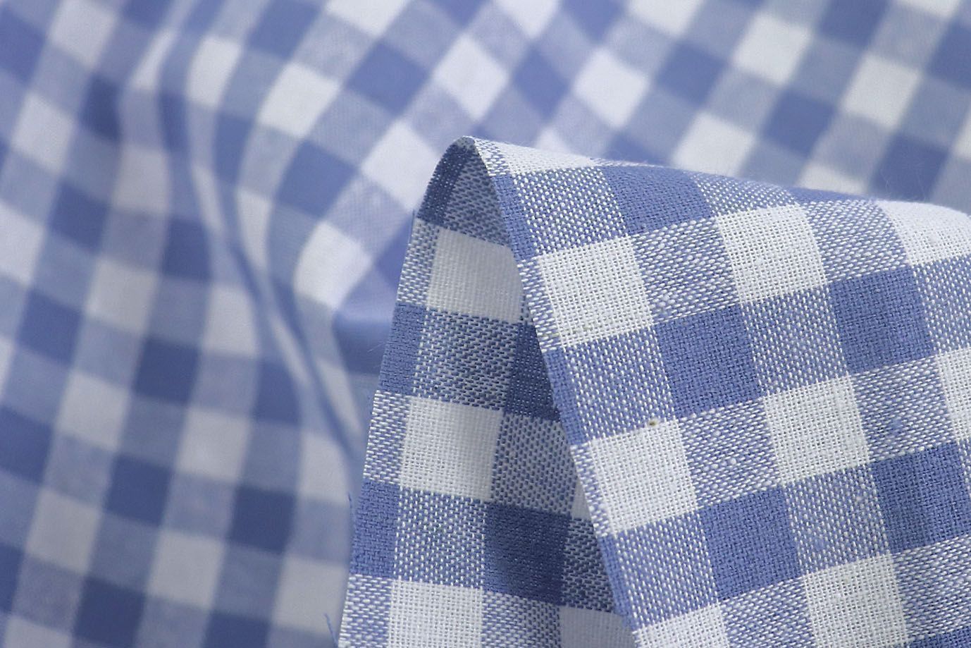 Хлопок принт/клетка сине-белая 1386-PY/C#6