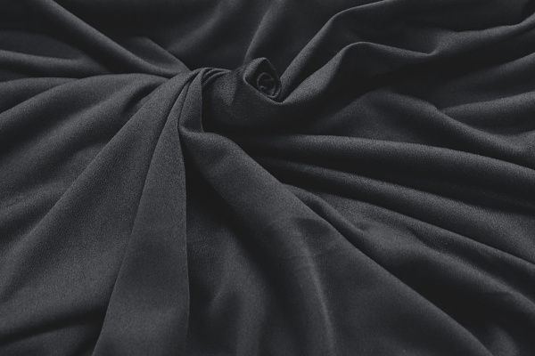 Трикотаж подкладочный/черный DT-18050/C#6