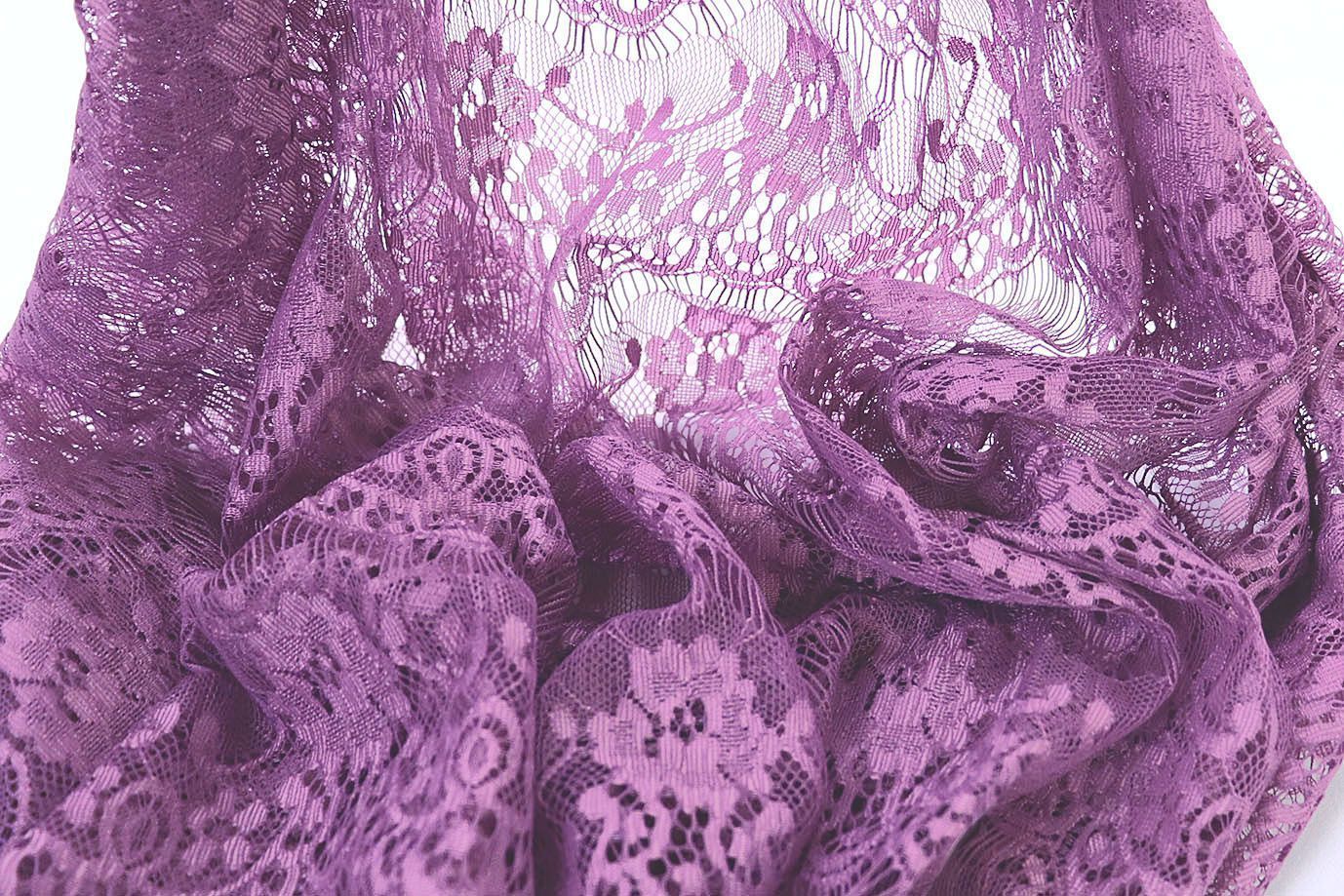 Гипюр "Реснички"/фиолетовый VT-9806/D#2/C#4