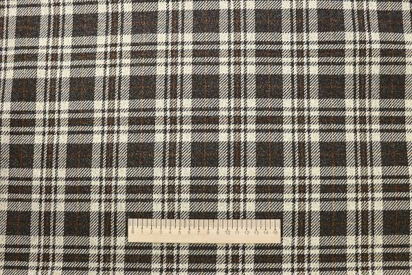 Трикотаж жаккард/темно-коричневый 3100-21/D#3/C#2