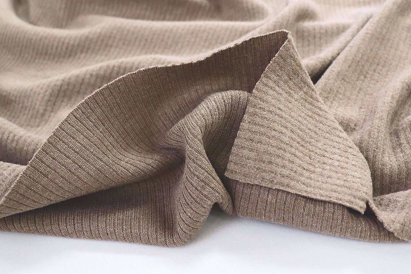 Трикотаж "Лапша"/бежевый 3028B-21-PY/C#19