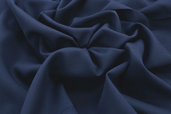 Костюмная ткань "Барби" стрейч/темно-синий VT-11823/C#11 (11824)