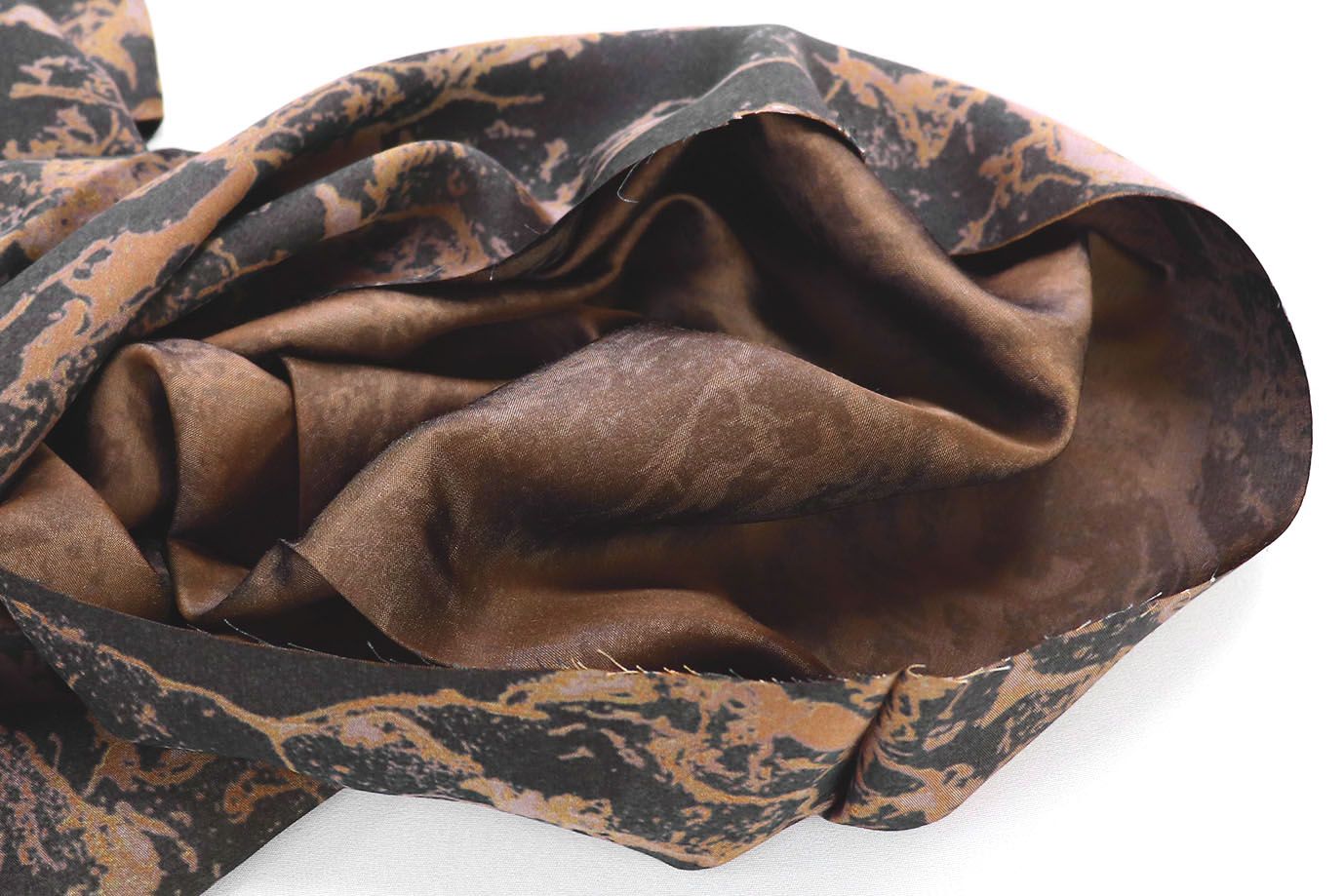 Сатин "Морокко" принт/оранжево-розовый на черном 3888-PY/D#5/C#5