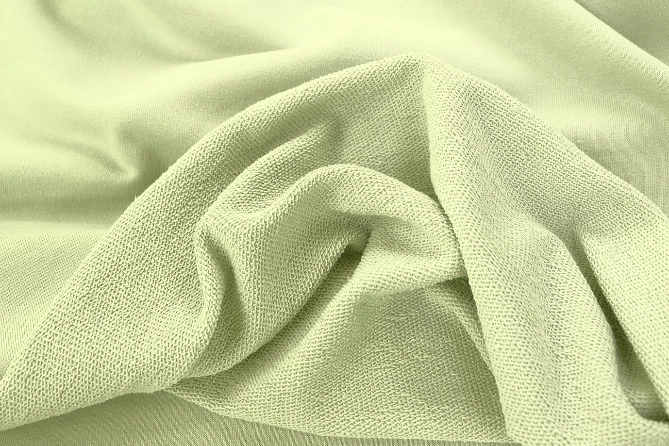 Трикотаж футер 3х нитка с петлей/оливковый 0363/D#петля/C#оливковый 14-0216TPX