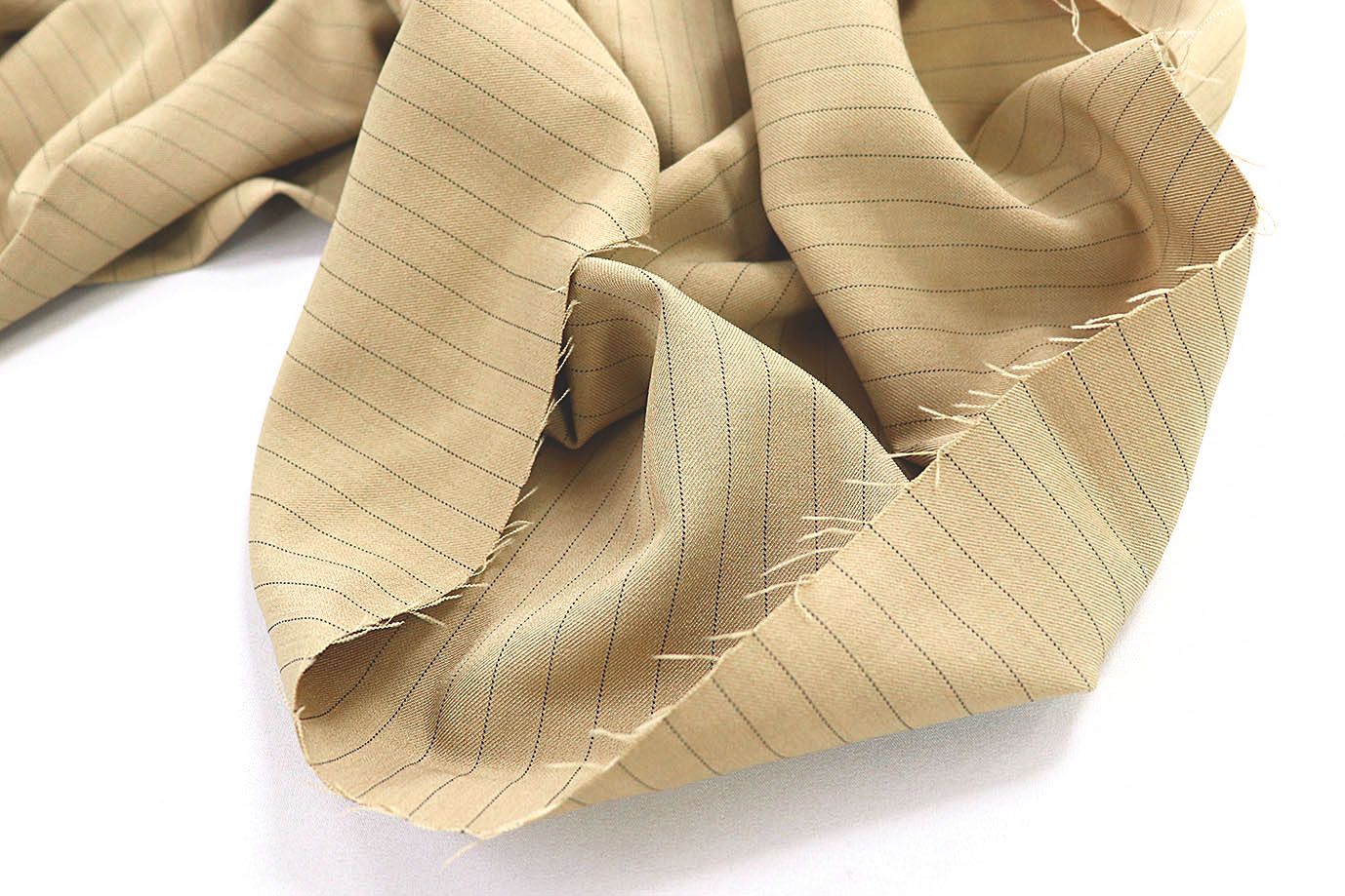 Костюмная ткань принт/полоска черная на горчичном 3965-PY/D#2/C#3 (12103)