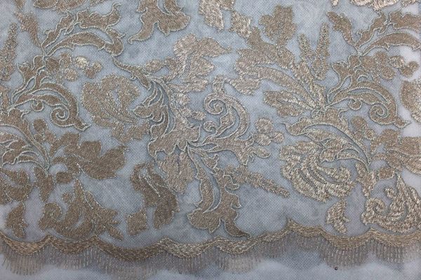 Сетка с вышивкой/бежевый 2376-PY/C#1