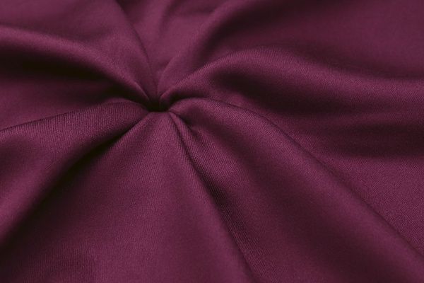 Штапель сатин/бордовый 2941-PY/C#2