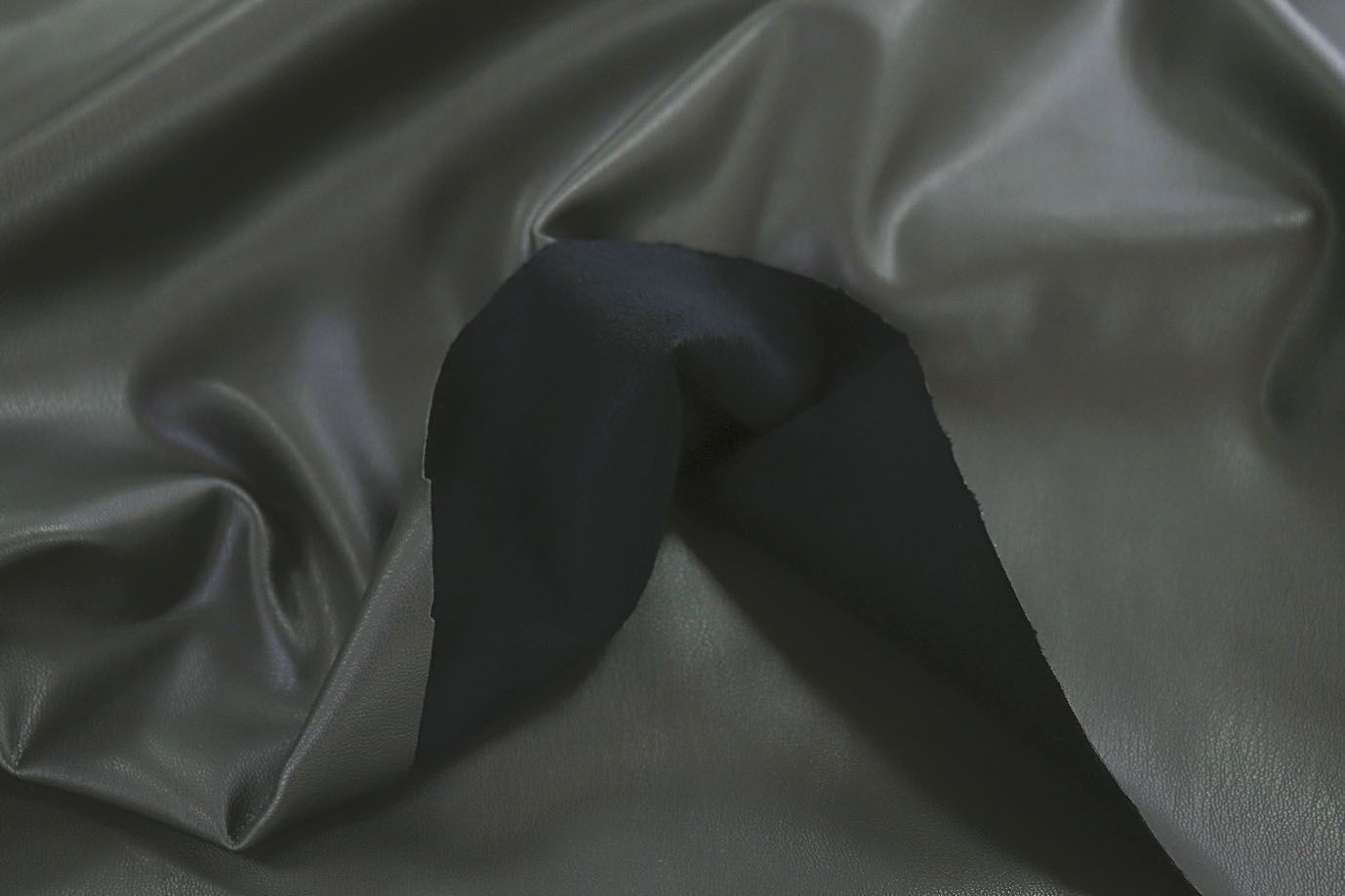 Кожа на замше/темно-зеленый SSR-715/C#4 (15890)