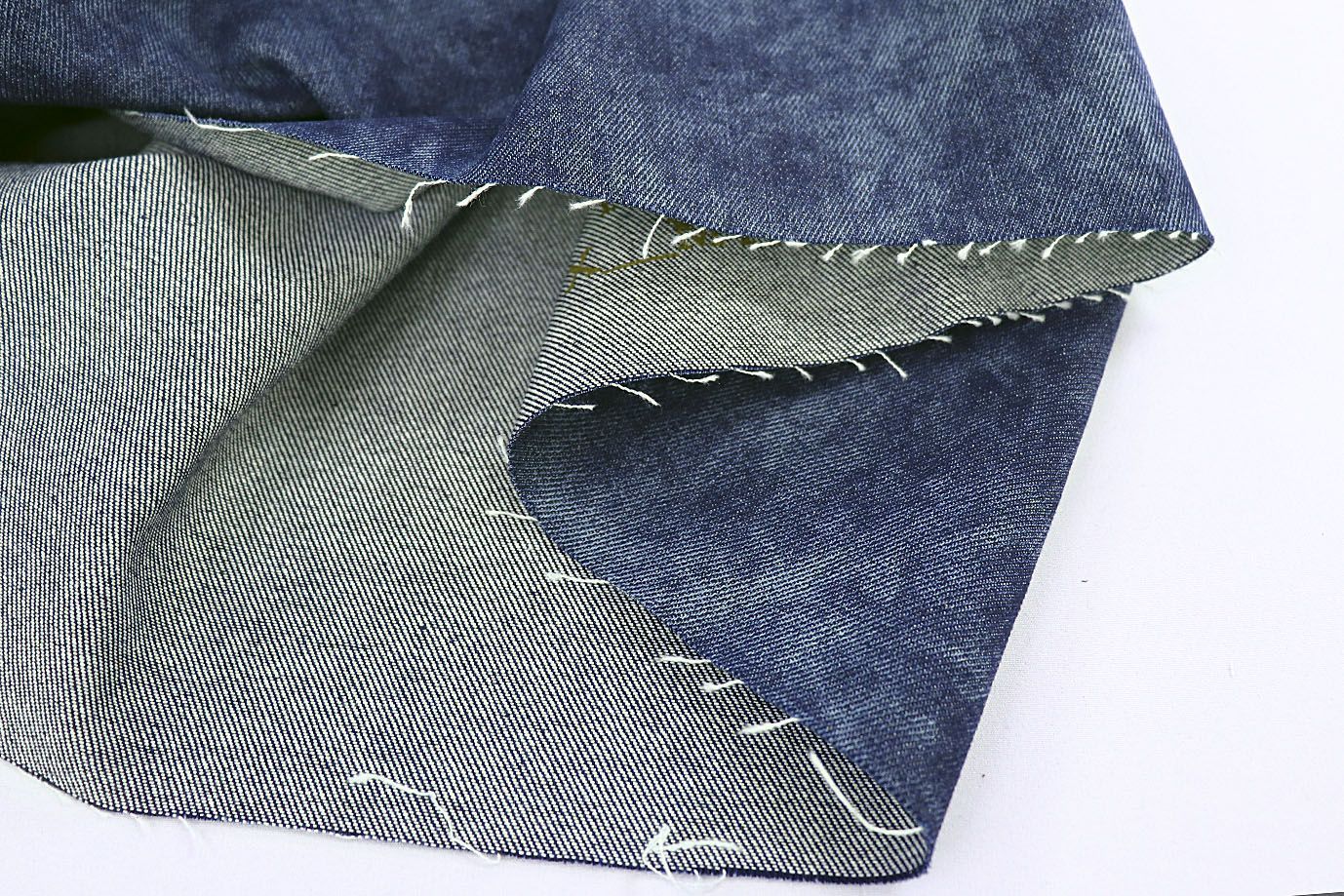 Джинс вареный/черно-синий VT-11872/C#4