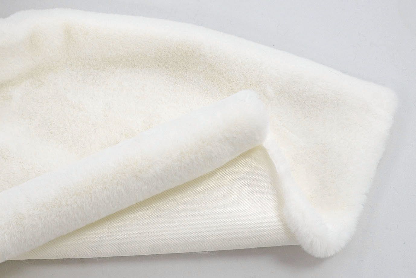 Искусственный мех "Кролик"/белый AP231206140+EL/D#3062207/C#2305