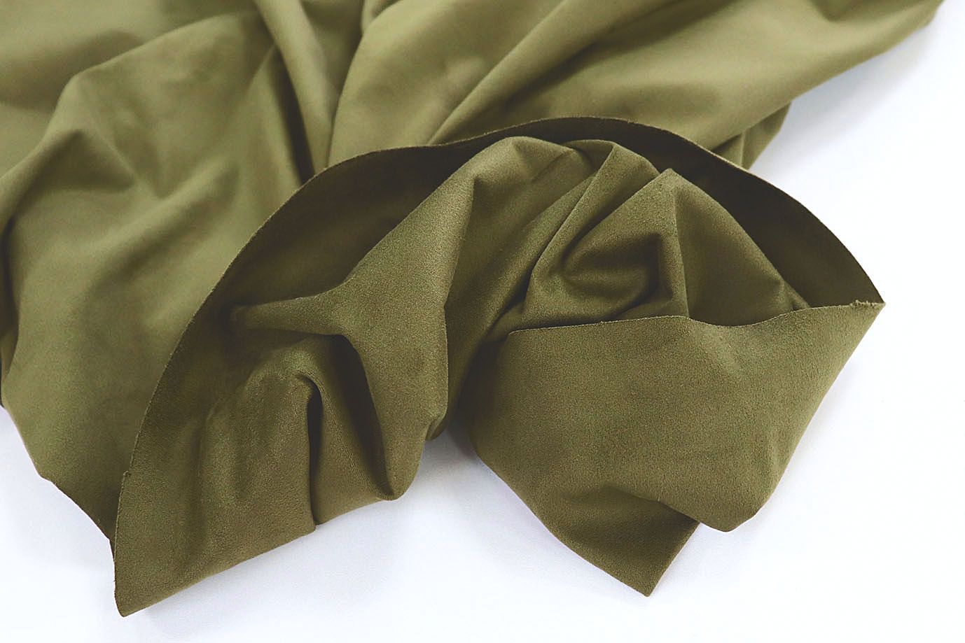 Замша двусторонняя/болотный 3551-PY/C#24