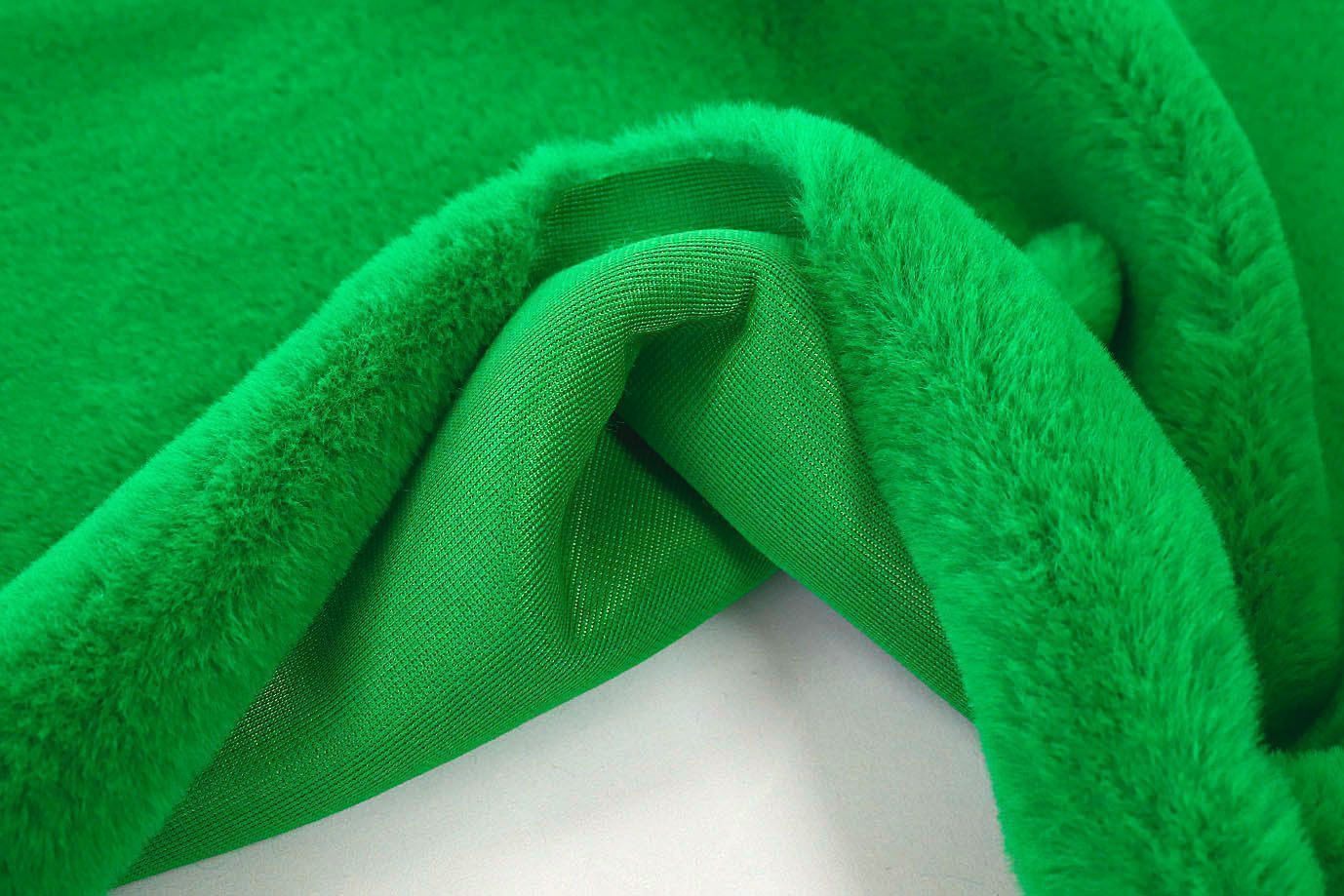 Искусственный мех "Кролик"/ярко-зеленый AP220530031/D#3062207/C#2219 (3036) (0055) (4057)