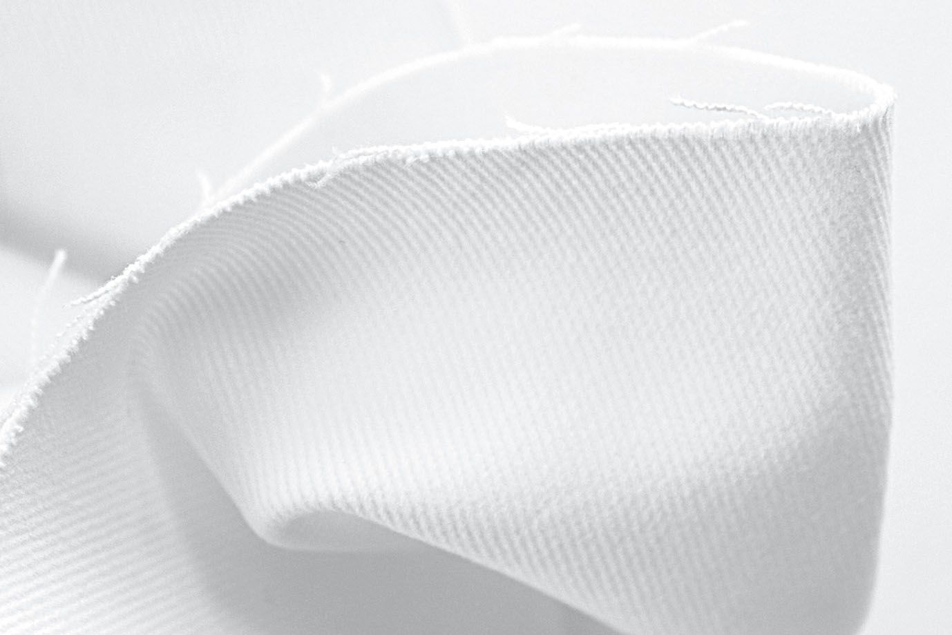 Хлопок твил стрейч/белый 12205/D#1/C#1