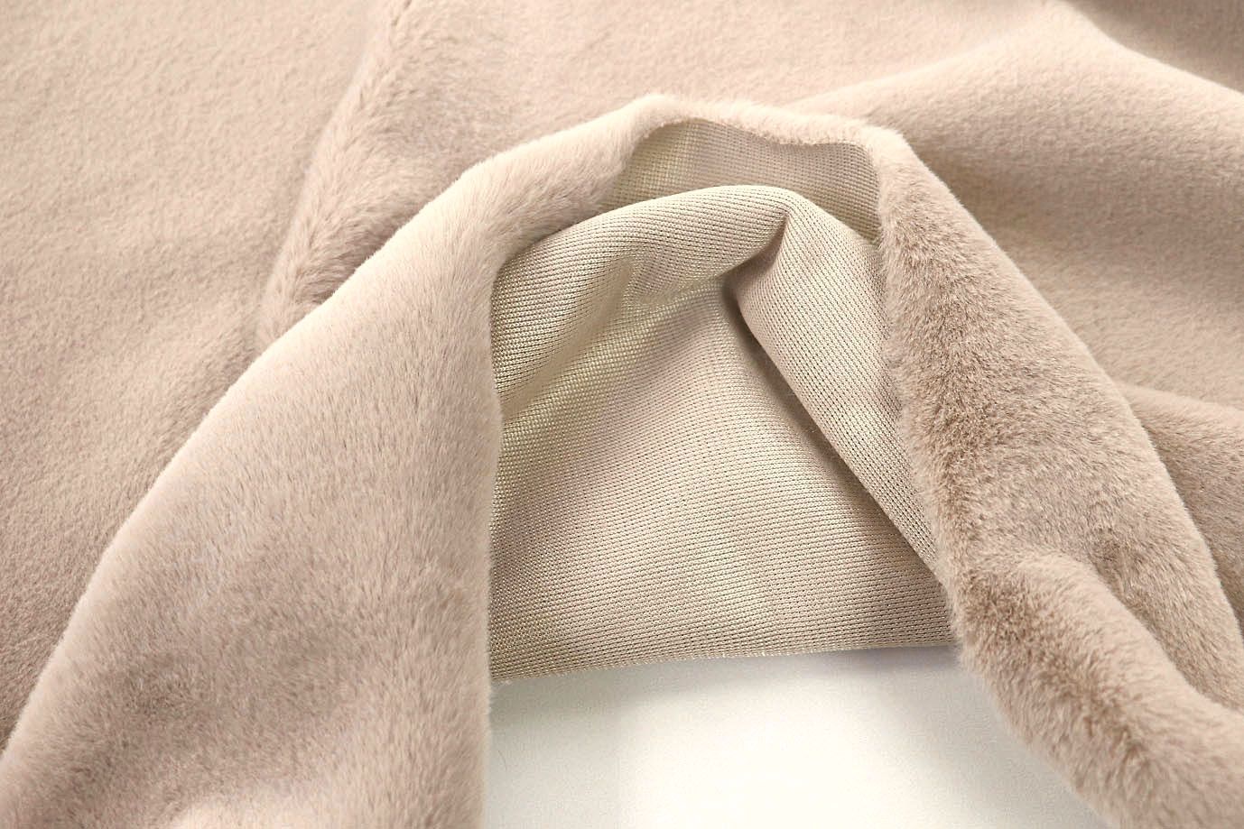 Искусственный мех "Кролик"/бледно-песочный AP210222005/D#30600081/C#15