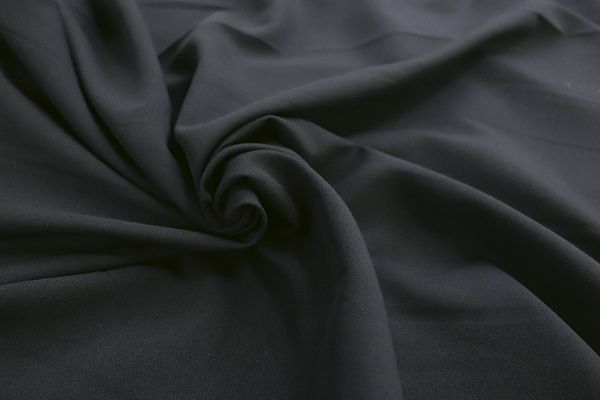 Костюмная ткань "Лиза"/черный 12171/C#2