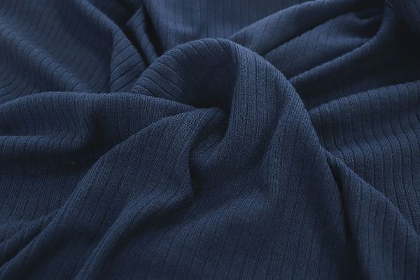 Трикотаж "Лапша"/темно-синий 3137/C#10