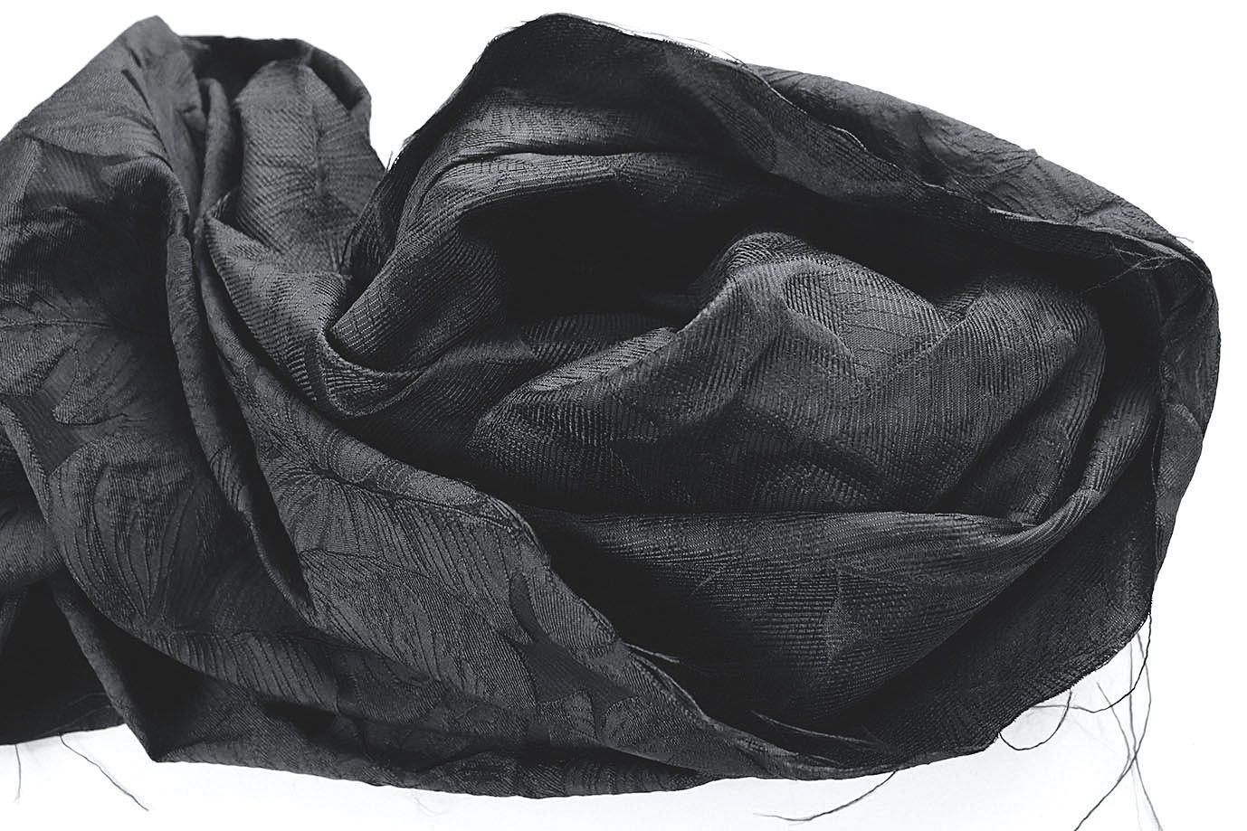 Костюмная ткань жаккард/черный 4052-PY/D#1/C#1