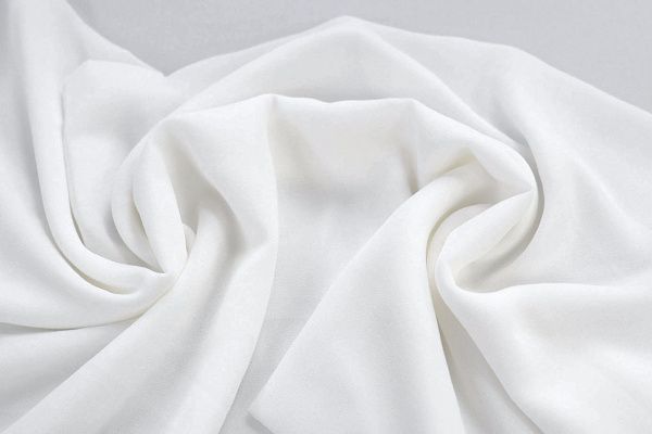 Шифон "Сахар" креп/молочный SSR-825/C#2