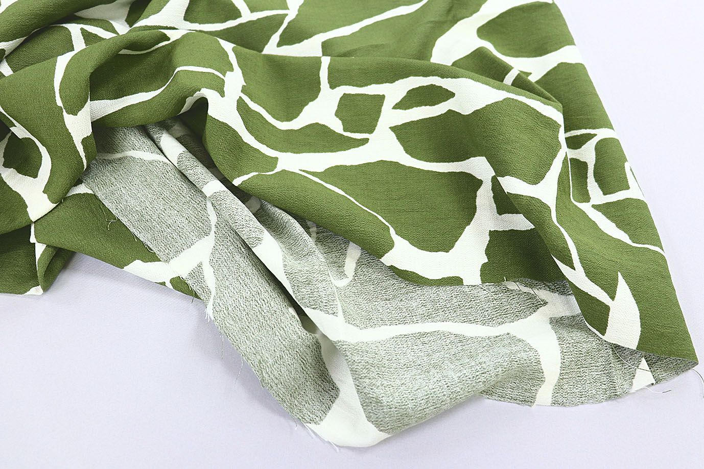 Лен БОХО принт/зелено-белый 3810-PY/D#19/C#1