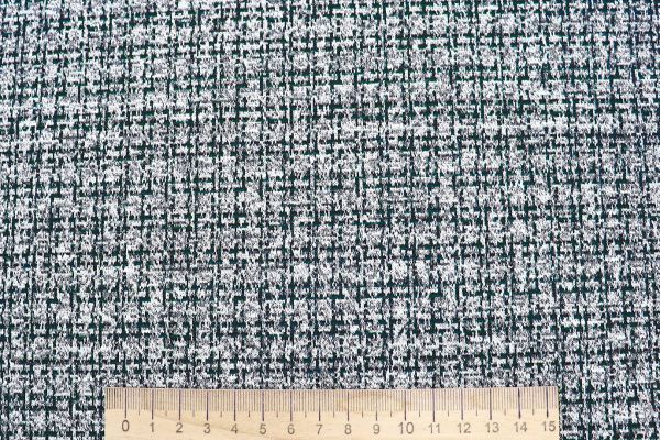 Трикотаж жаккард принт/черно-белый 3101/D#7/C#2