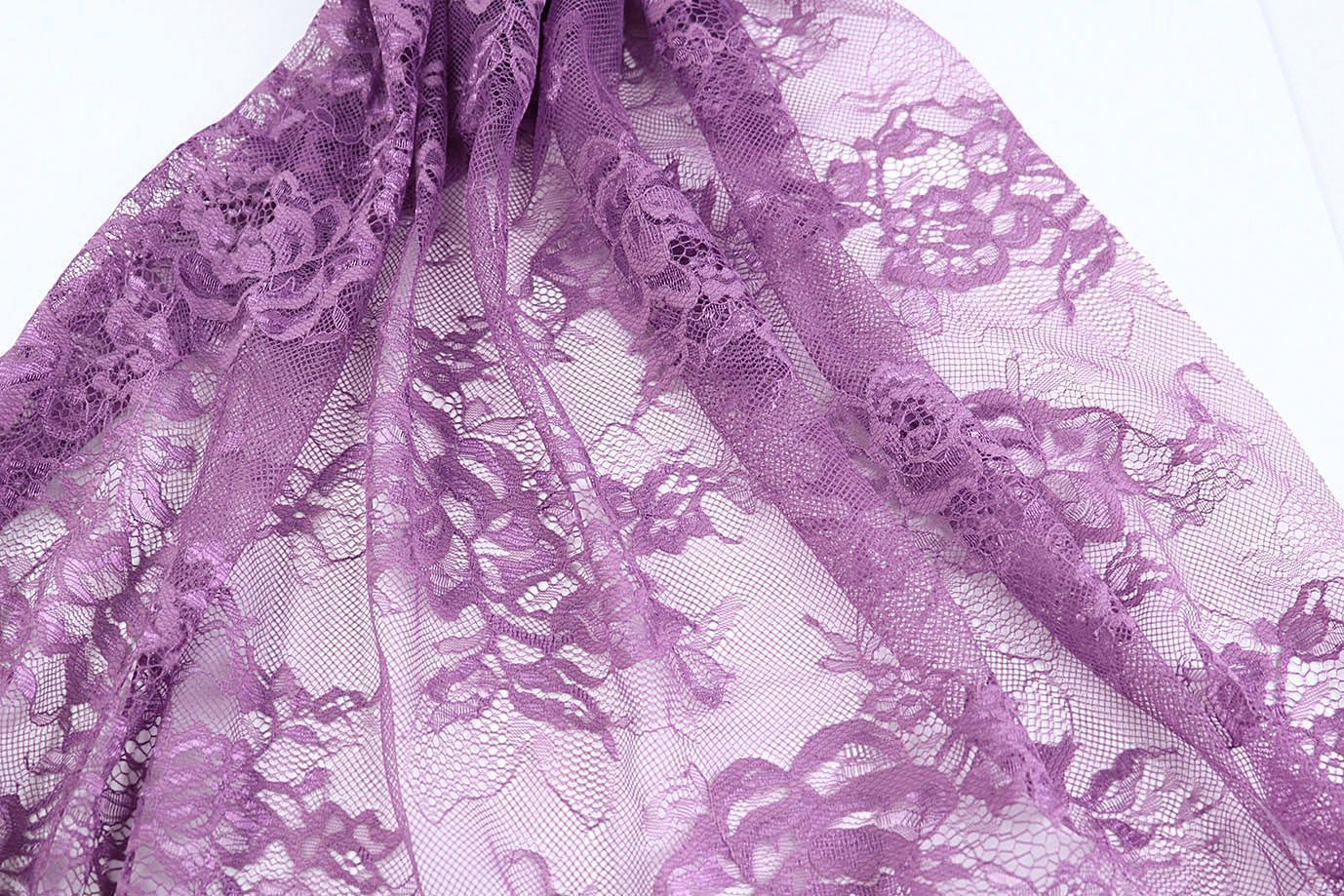 Гипюр "Реснички"/лиловый VT-9806/D#1/C#4