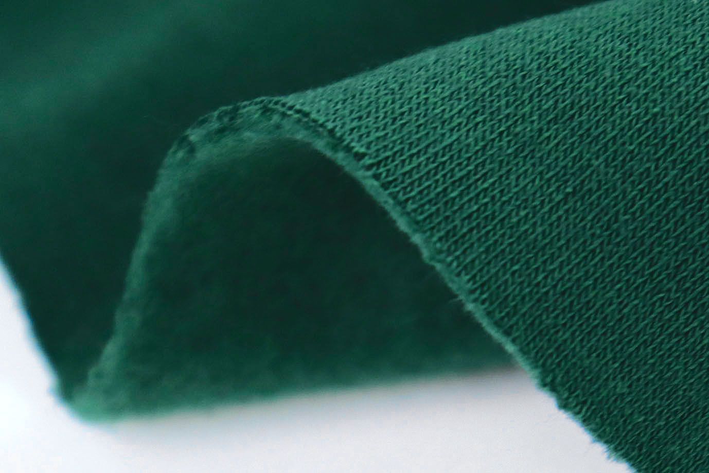 Трикотаж футер с начесом/изумрудный 3528-PY/C#8