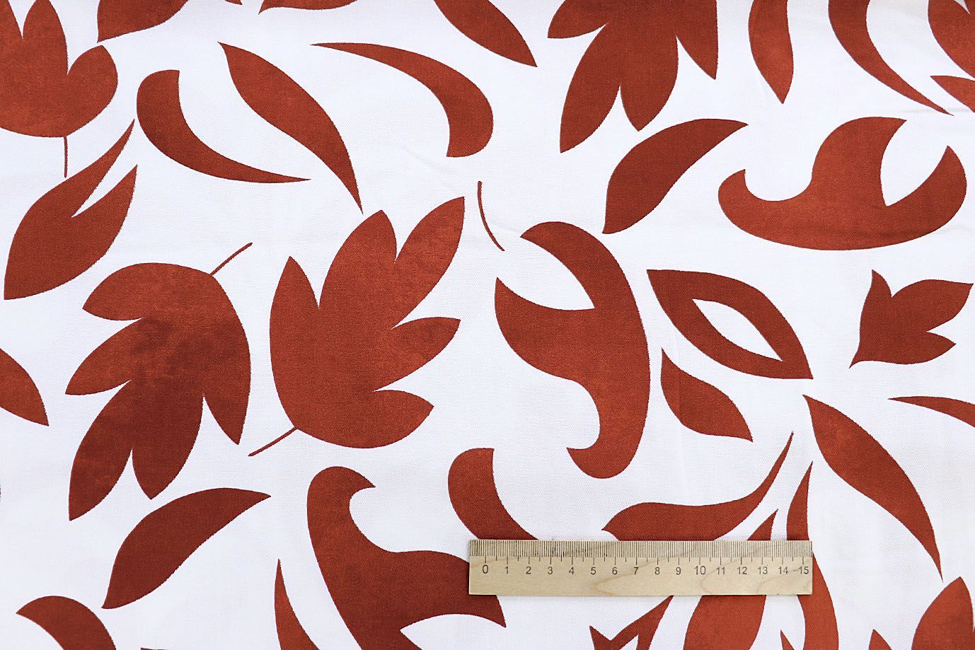 Штапель твил принт/коричневый на белом 3855-PY/D#3/C#2