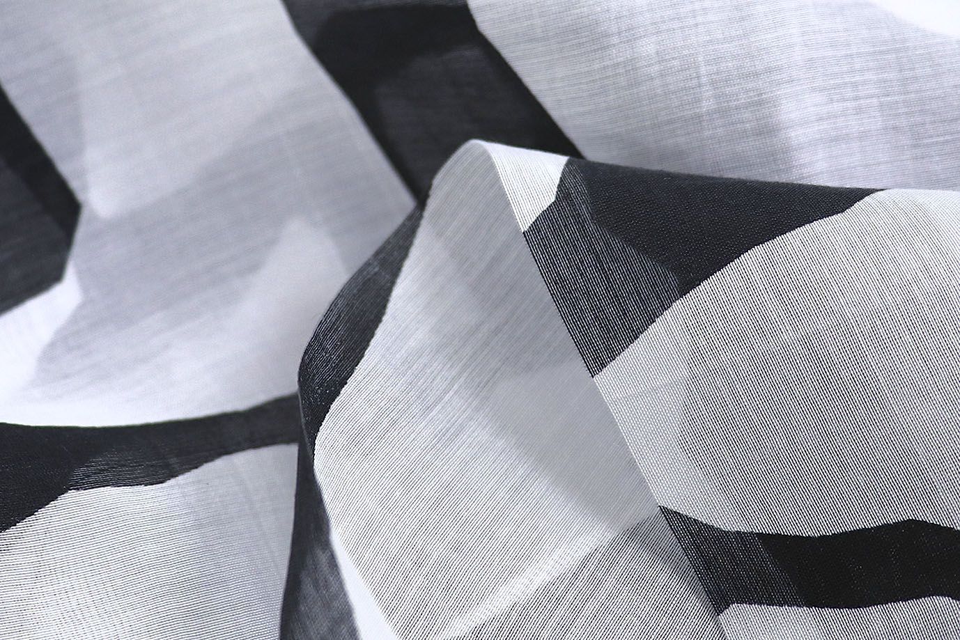 Органза принт/черно-белый 3847-PY/D#1/C#1