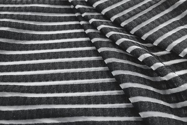 Сетка с люрексом/полоска черная 2361-PY/С#1