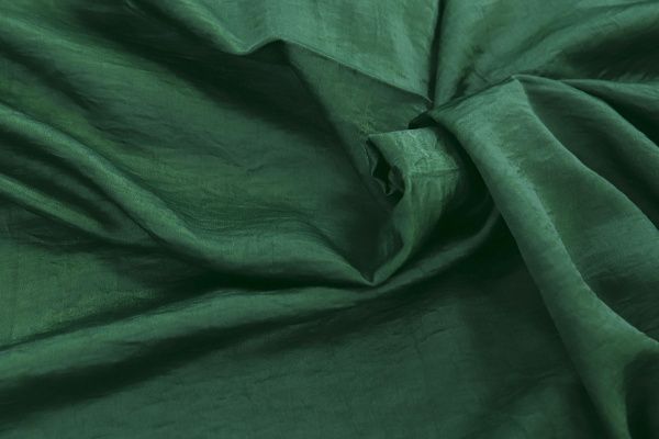 Шелк креш/темно-зеленый 3819-PY/C#13