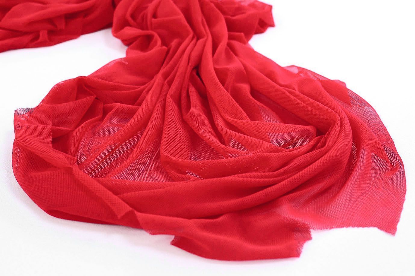 Сетка стрейч/красный 2271-PY/C#5