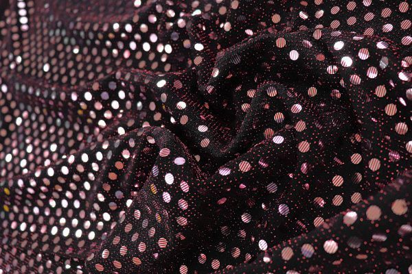 Трикотаж с люрексом и пайетками/бордовый 3730TR/D#TR190513 C#3