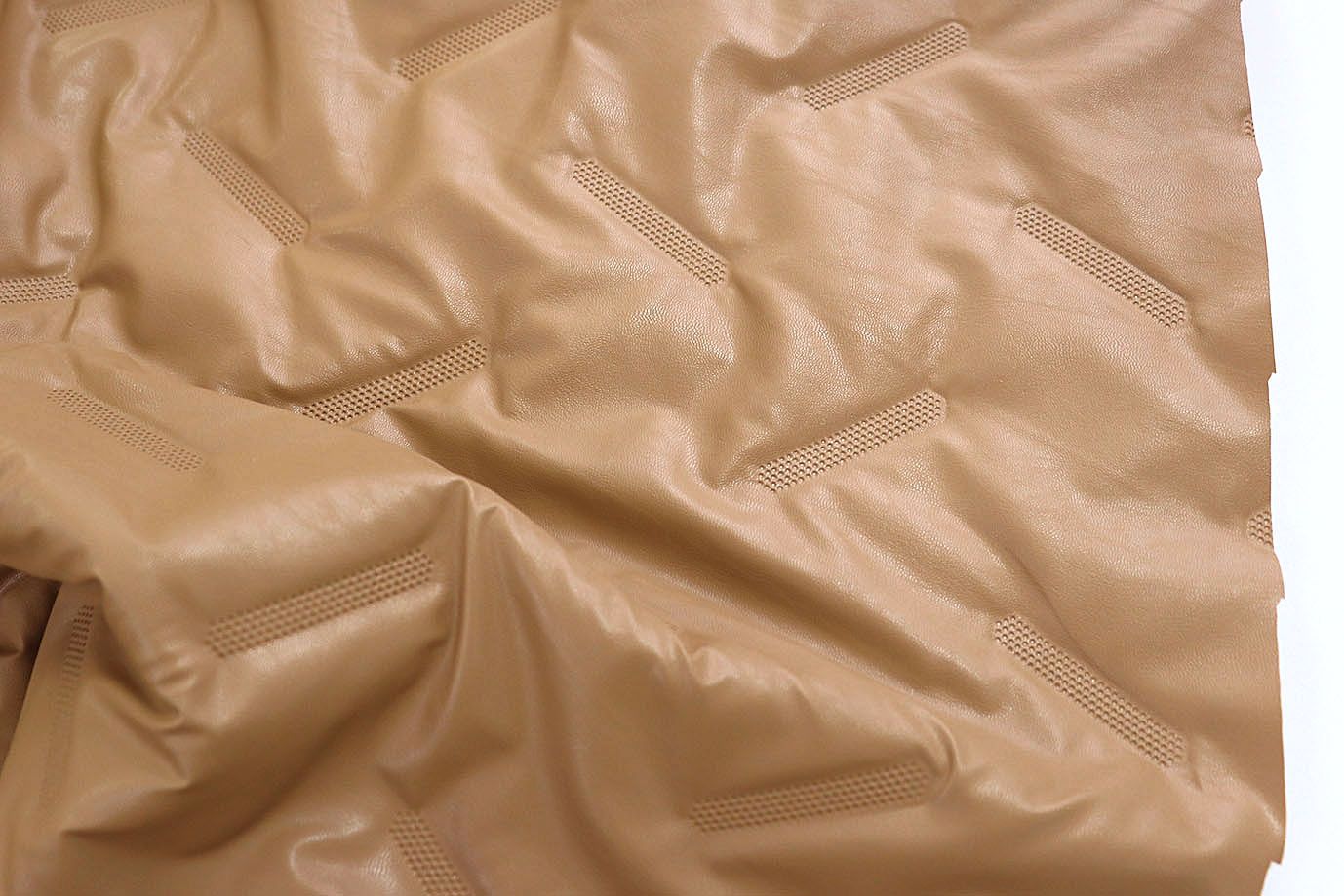 Ткань термостеганная "Разные"/светло-коричневый 002 11014/4+CC200/D#2