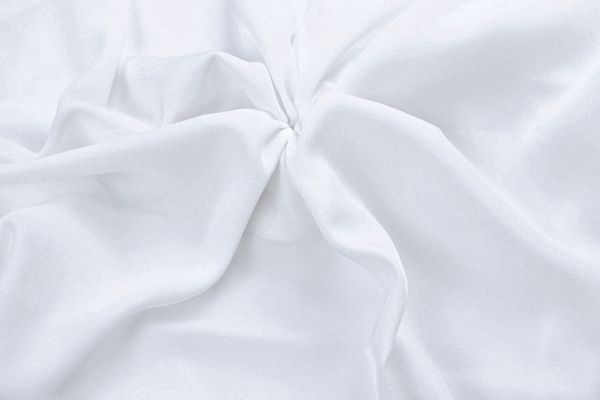 Блузочная ткань стрейч/белый 4158-PY/C#1