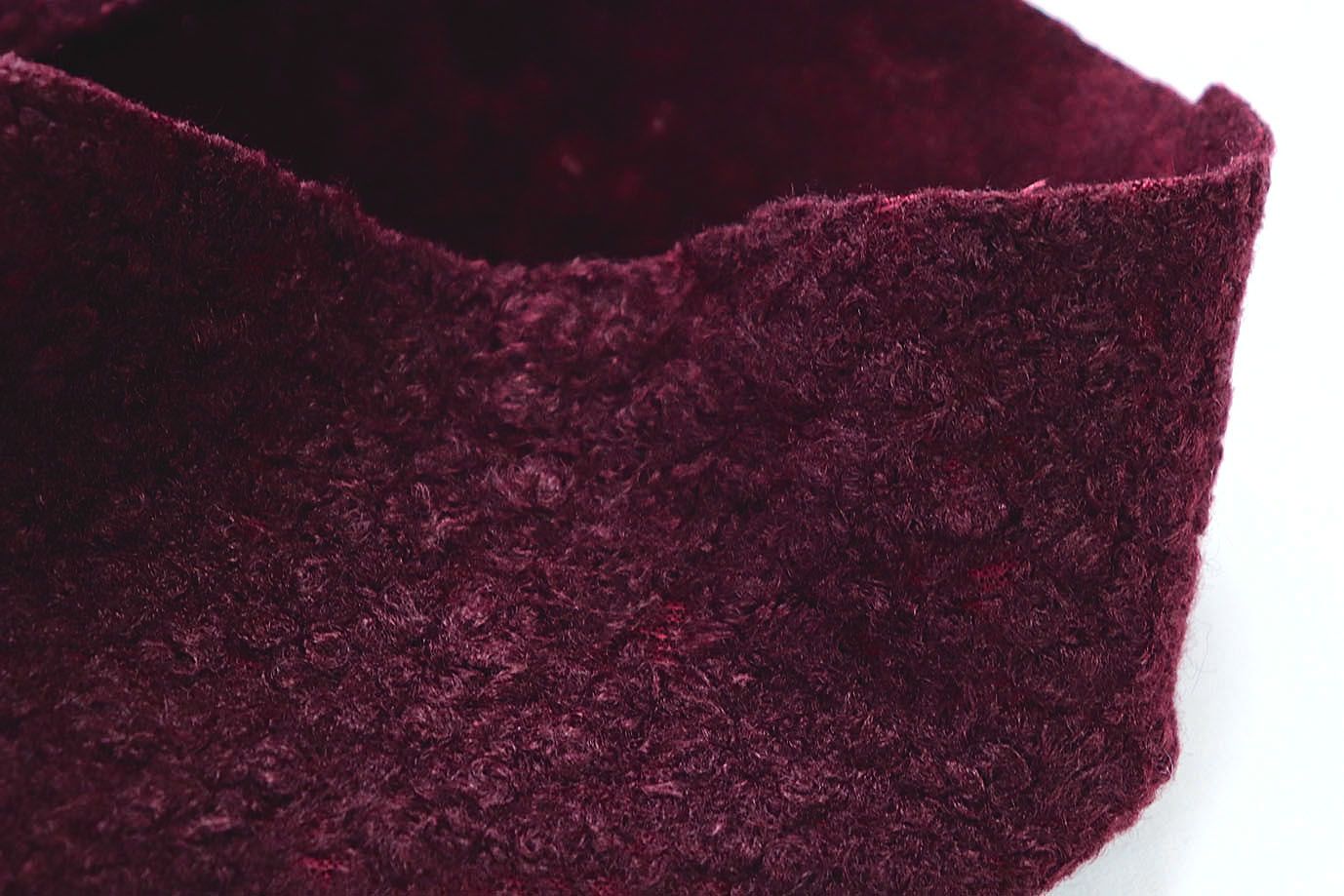 Пальтовая ткань "Барашек"/бордовый DT-15972/C#13