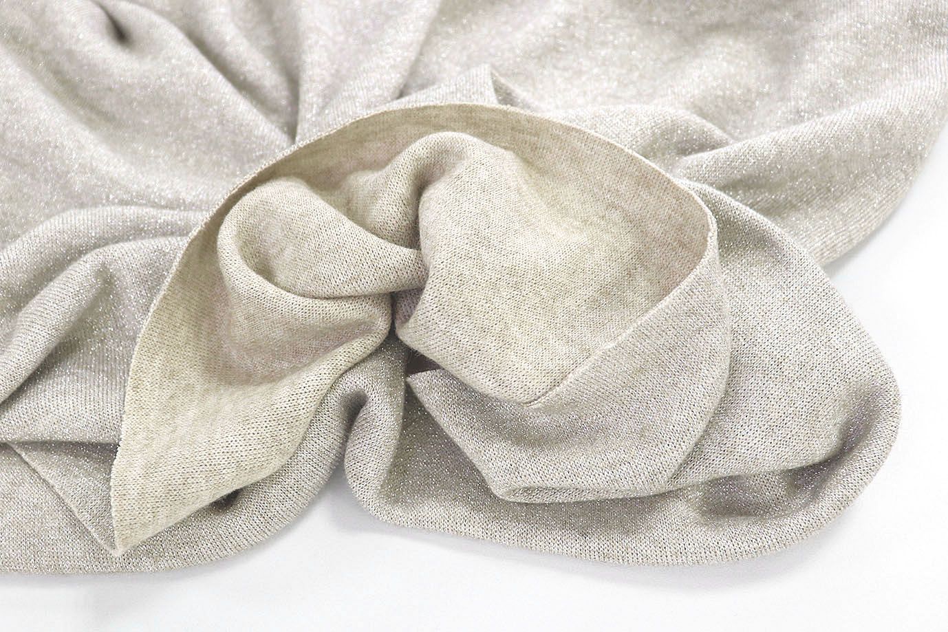 Трикотаж "Евроангора" с люрексом/бежевый 3072/C#15