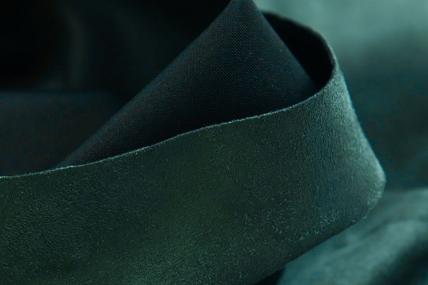 Замша на дайвинге/изумрудный 1429-PY/C#1